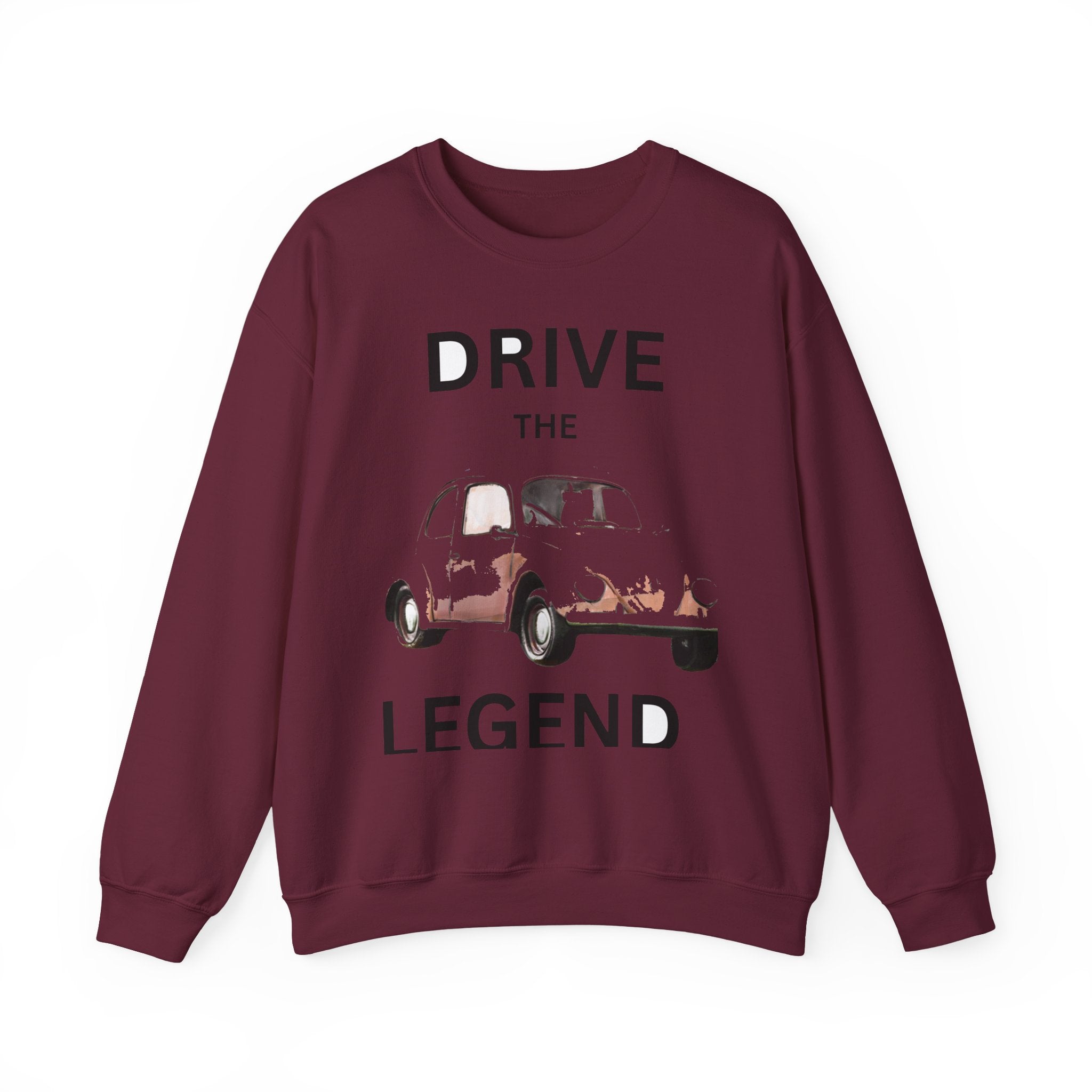 Drive the Legend Vintage Car Crewneck Sweatshirt