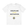 Discipline Over Motivation Tee — "Consistency Builds Results" Motivational Men’s Shirt