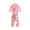 Pink Cute Bear Satin Pajama Set — Women's Heart & Stars Sleepwear