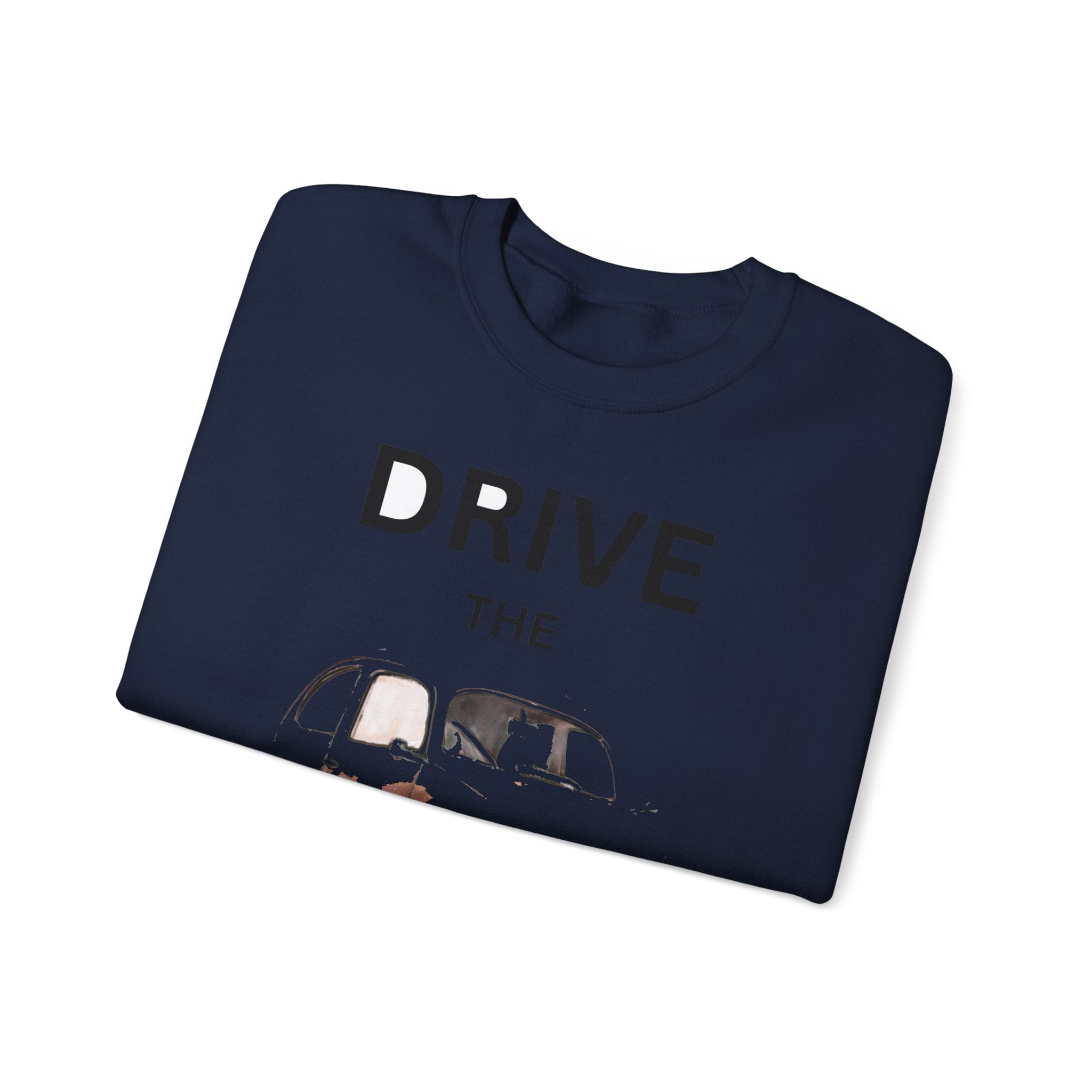 Drive the Legend Vintage Car Crewneck Sweatshirt