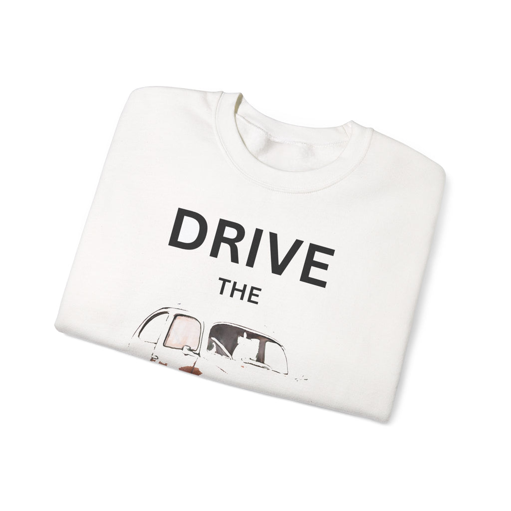 Drive the Legend Vintage Car Crewneck Sweatshirt