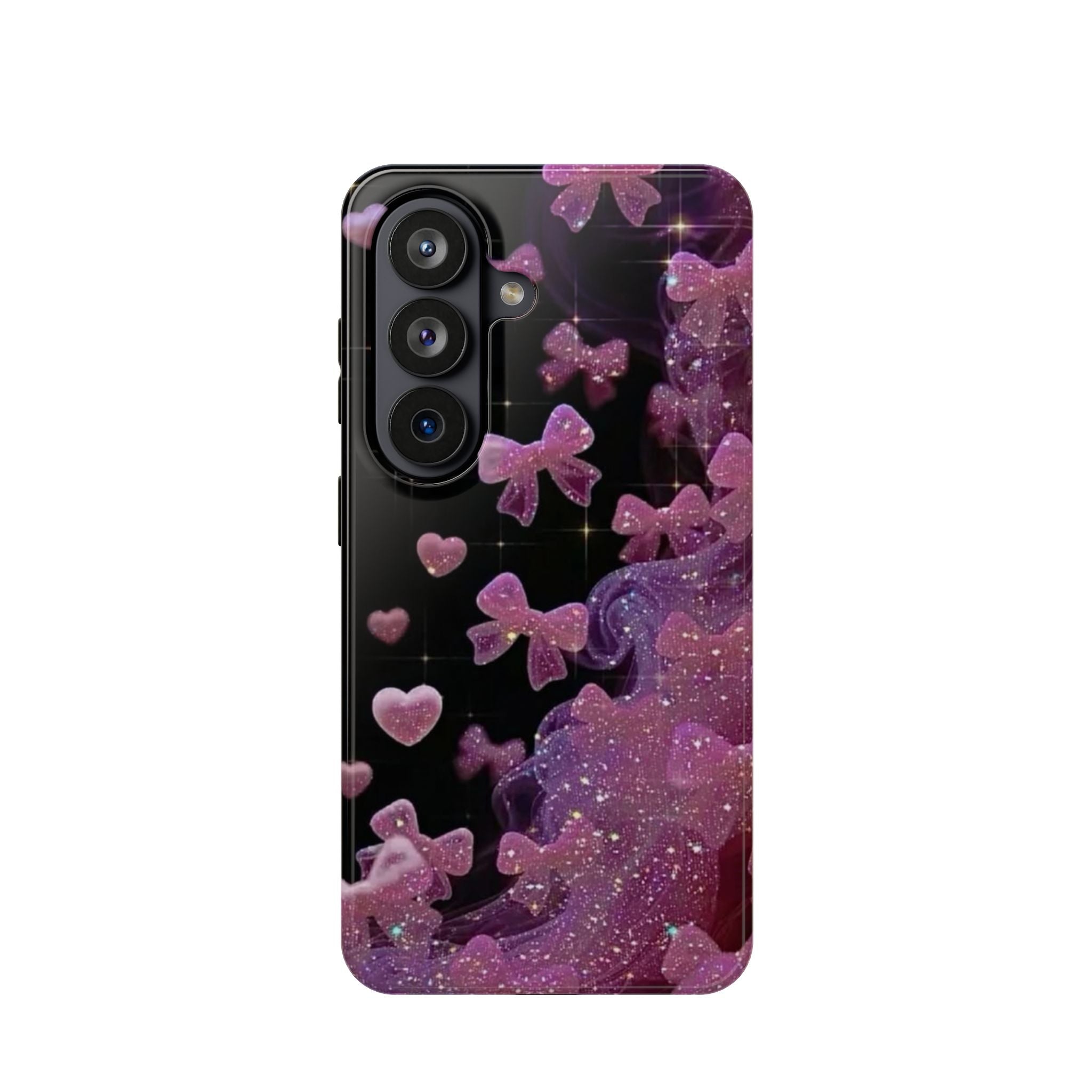 Galaxy Pink Butterflies Phone Case — Magnetic Impact-Resistant
