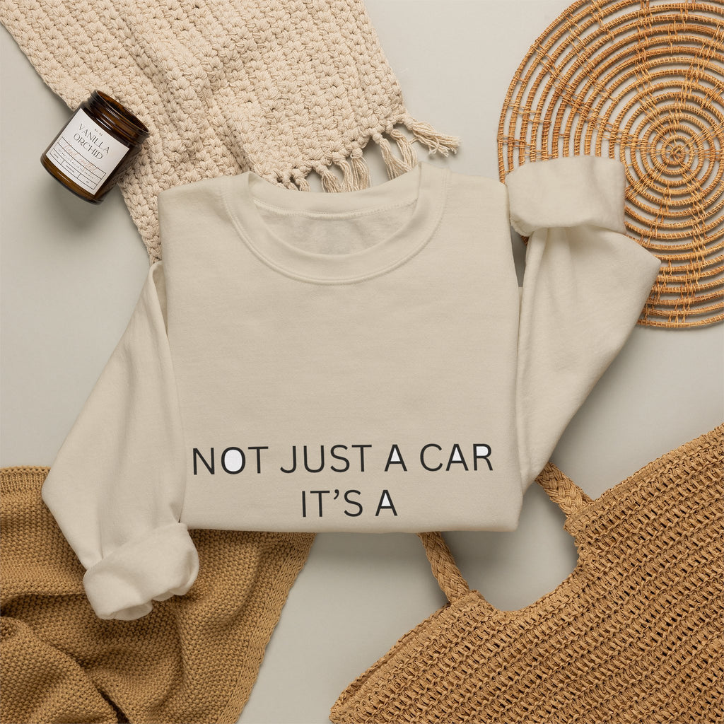 Car Lifestyle Crewneck Sweatshirt – "Not Just a Car, It's a Lifestyle"