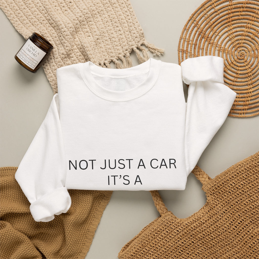 Car Lifestyle Crewneck Sweatshirt – "Not Just a Car, It's a Lifestyle"