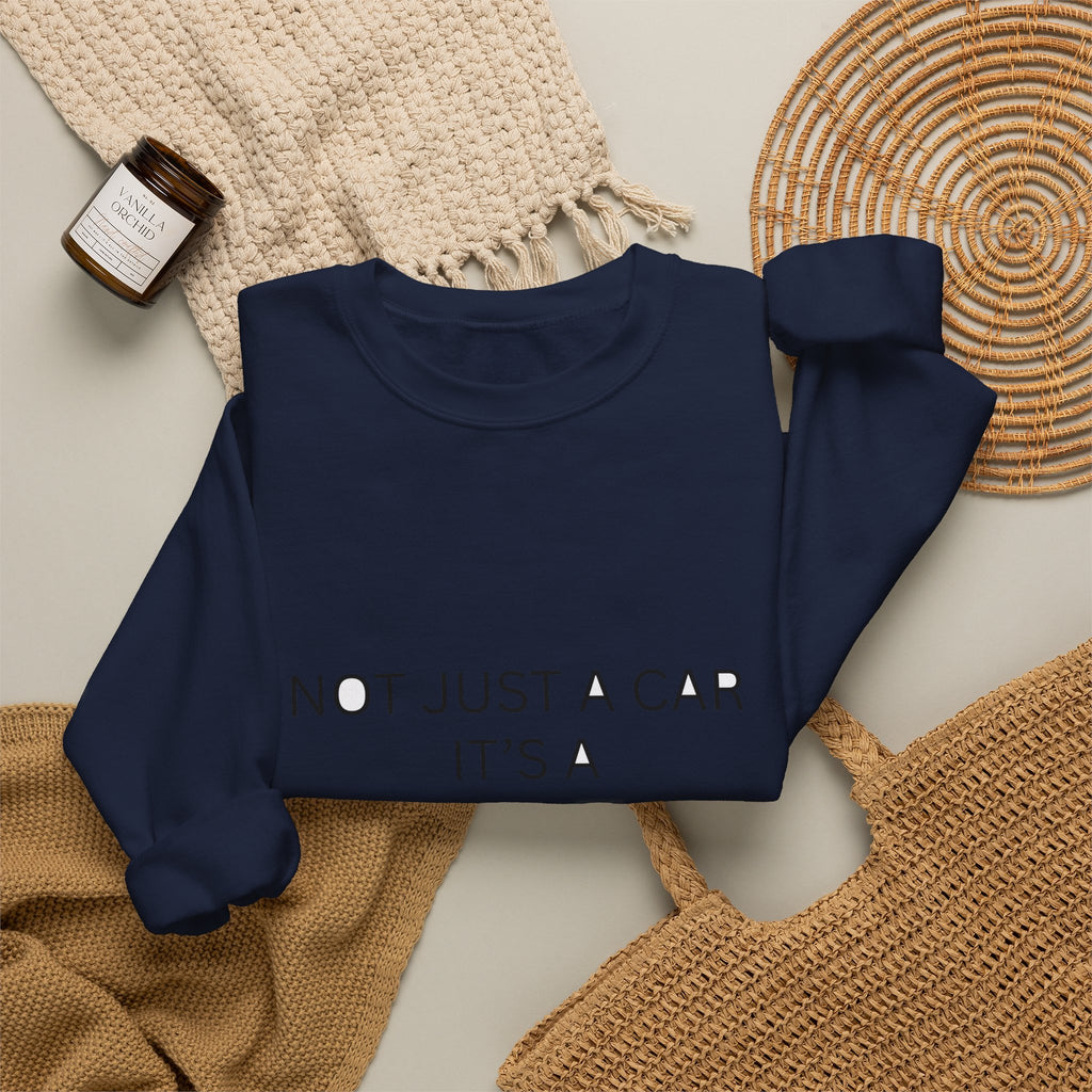 Car Lifestyle Crewneck Sweatshirt – "Not Just a Car, It's a Lifestyle"