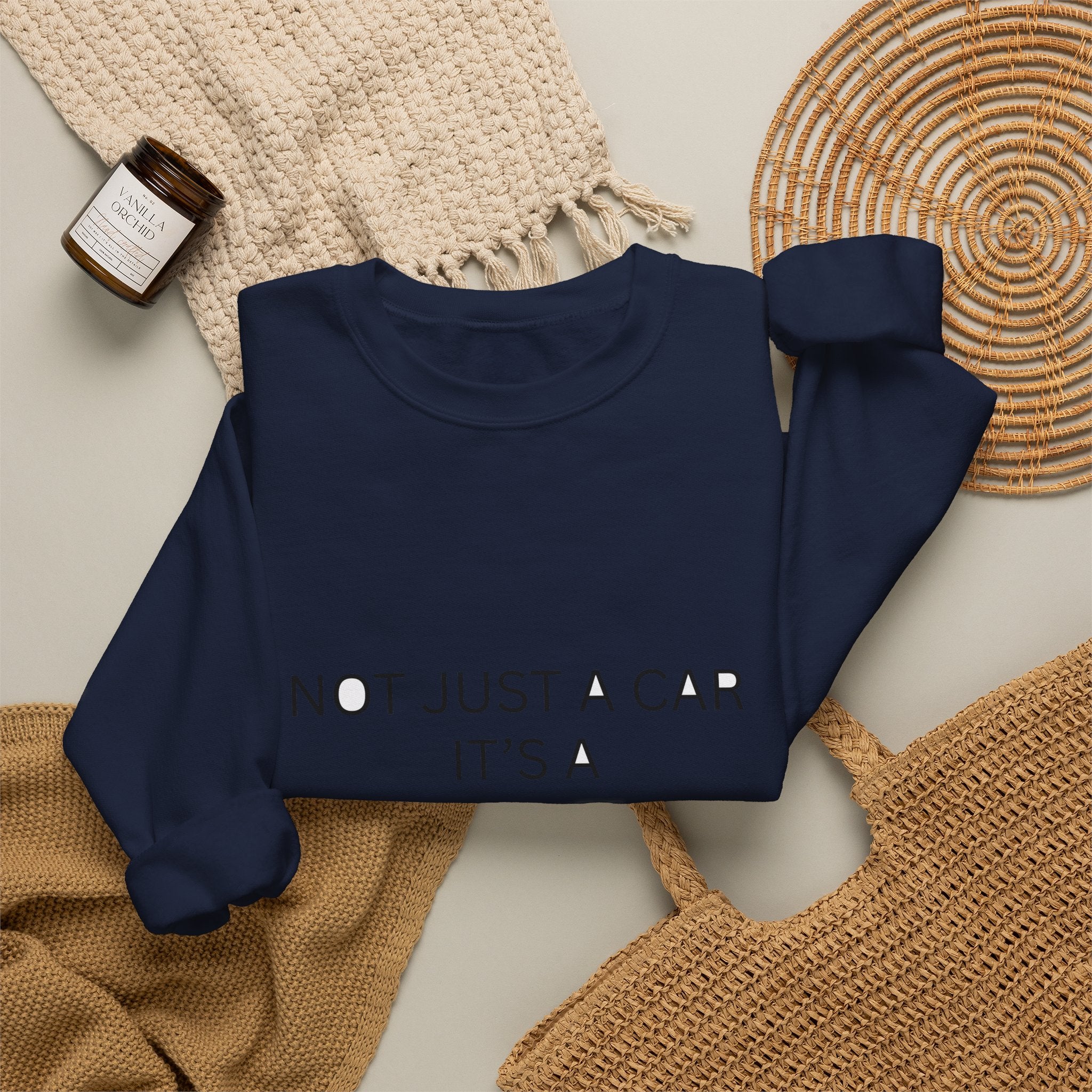 Car Lifestyle Crewneck Sweatshirt – "Not Just a Car, It's a Lifestyle"