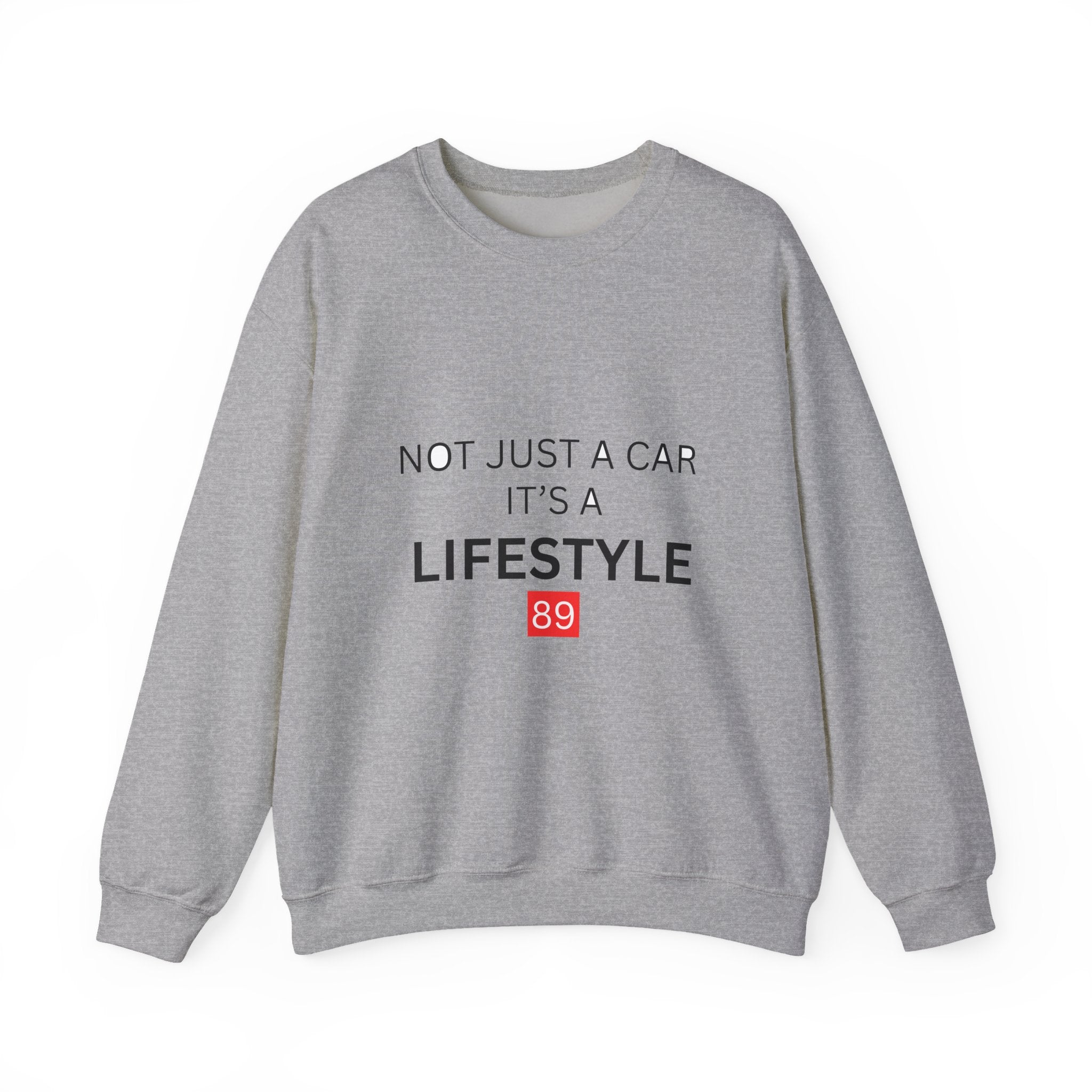 Car Lifestyle Crewneck Sweatshirt – "Not Just a Car, It's a Lifestyle"