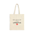 Lifestyle Car Tote Bag - "Not Just a Car, It's a Lifestyle" Cotton Canvas Tote