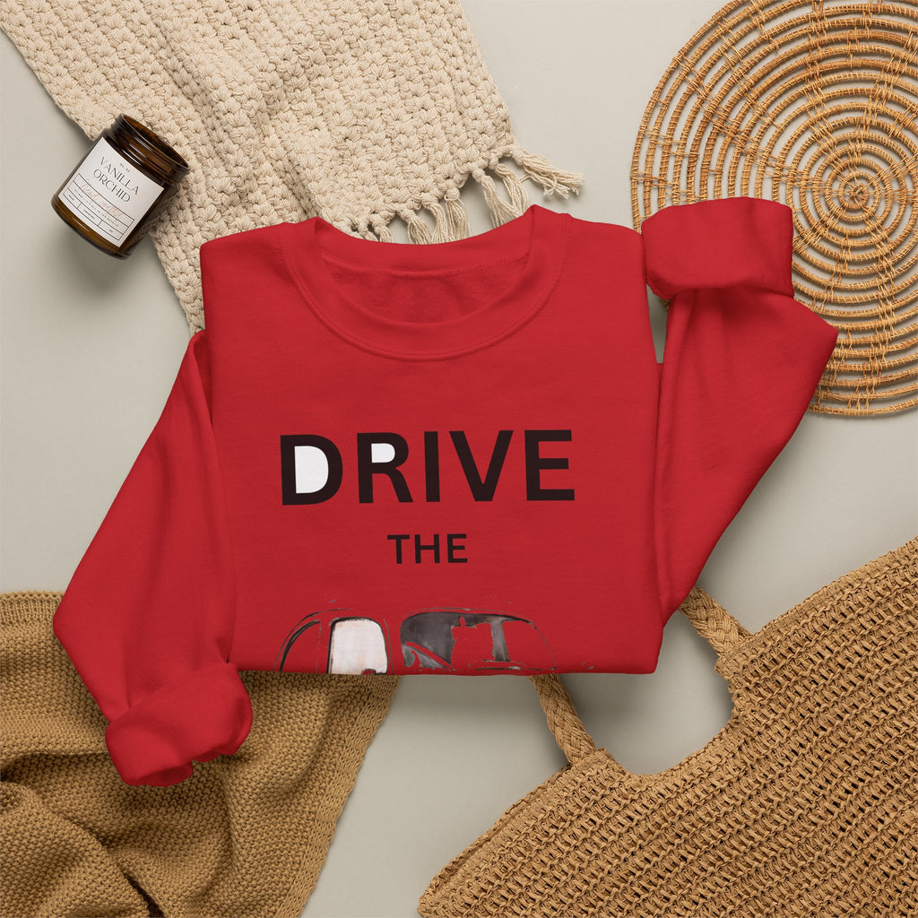 Drive the Legend Vintage Car Crewneck Sweatshirt