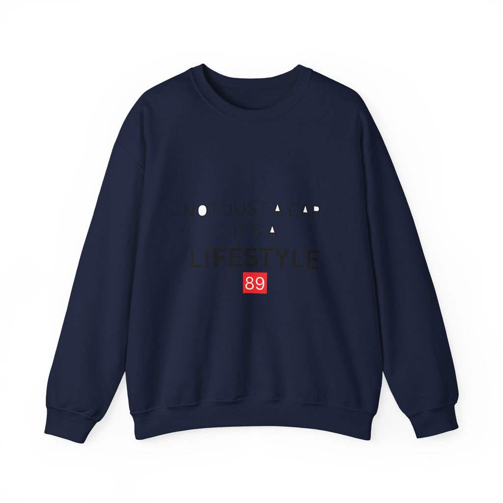 Car Lifestyle Crewneck Sweatshirt – "Not Just a Car, It's a Lifestyle"