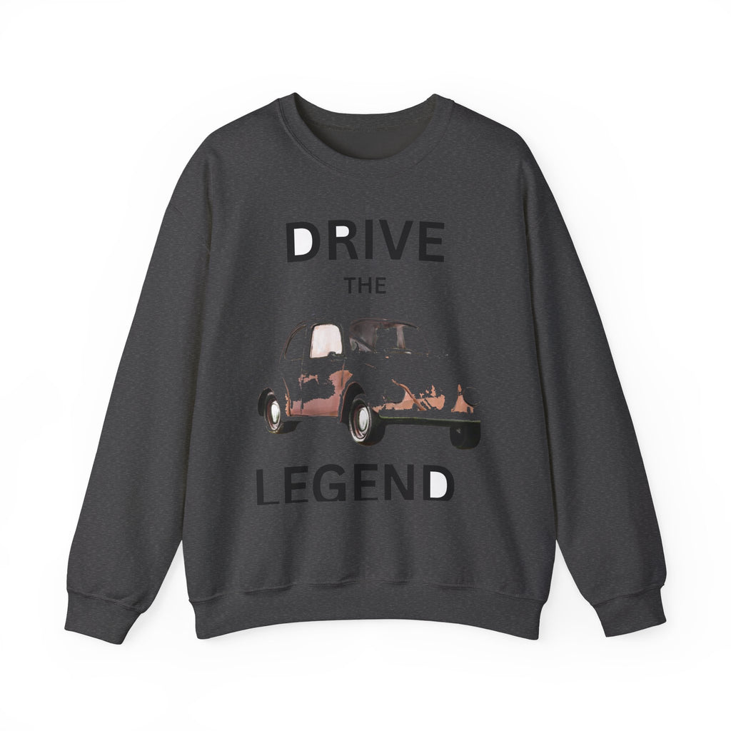 Drive the Legend Vintage Car Crewneck Sweatshirt