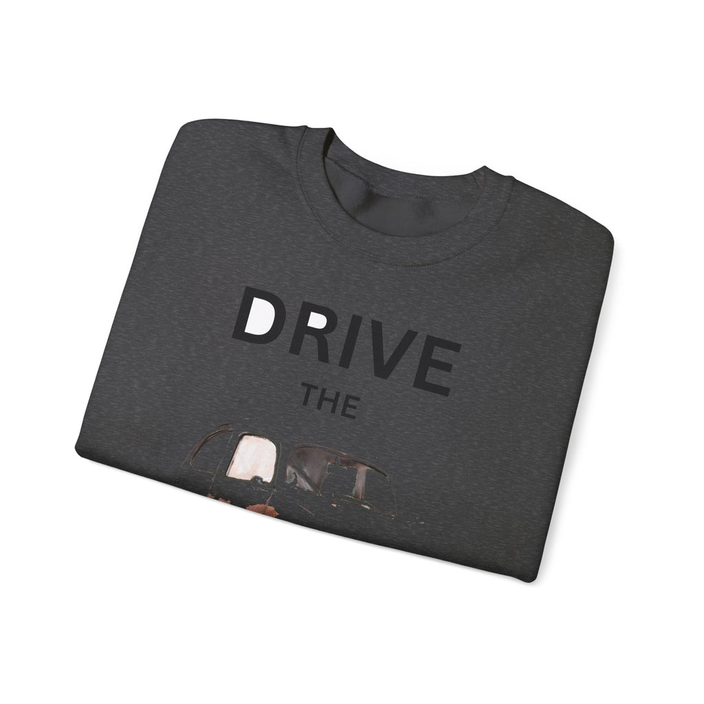 Drive the Legend Vintage Car Crewneck Sweatshirt