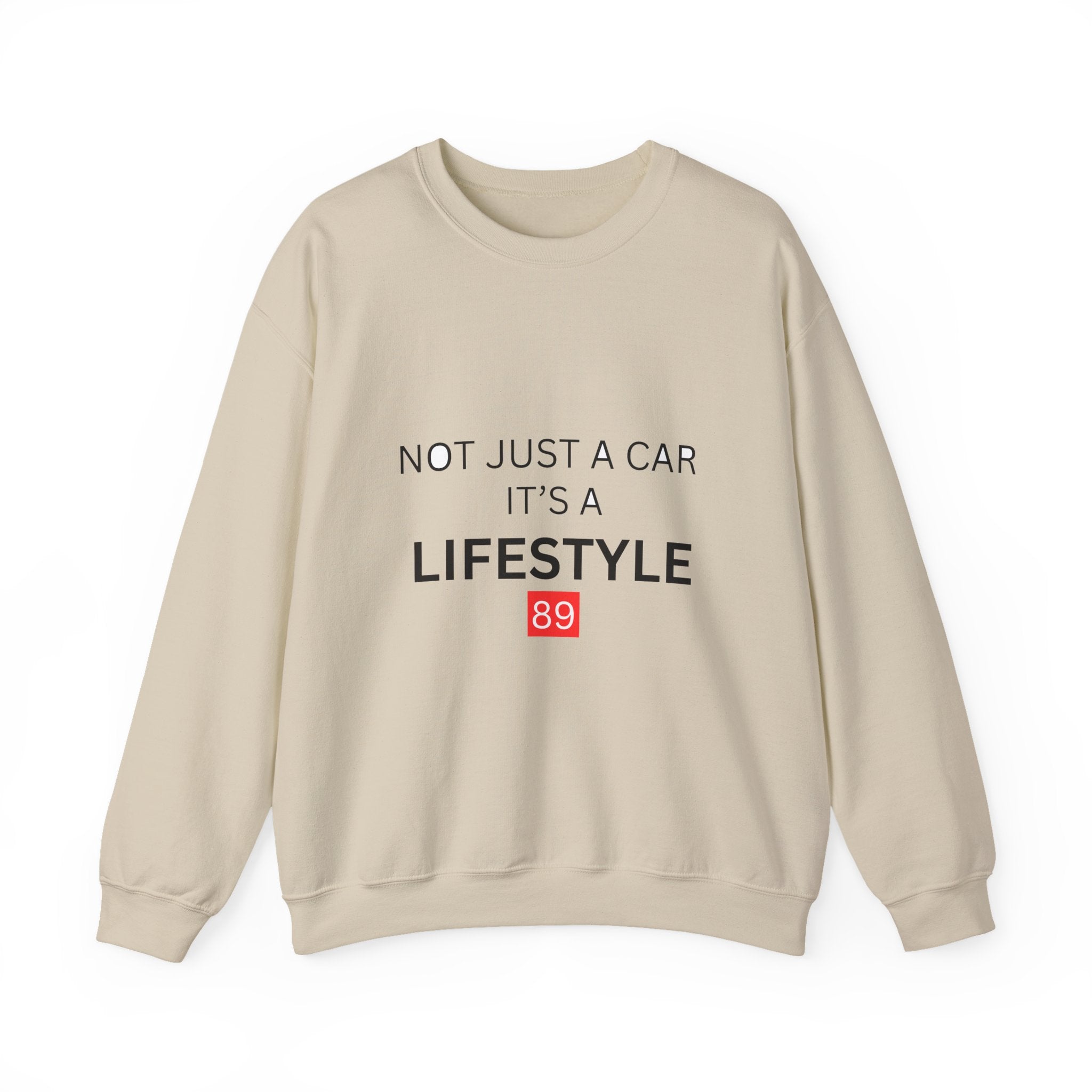 Car Lifestyle Crewneck Sweatshirt – "Not Just a Car, It's a Lifestyle"