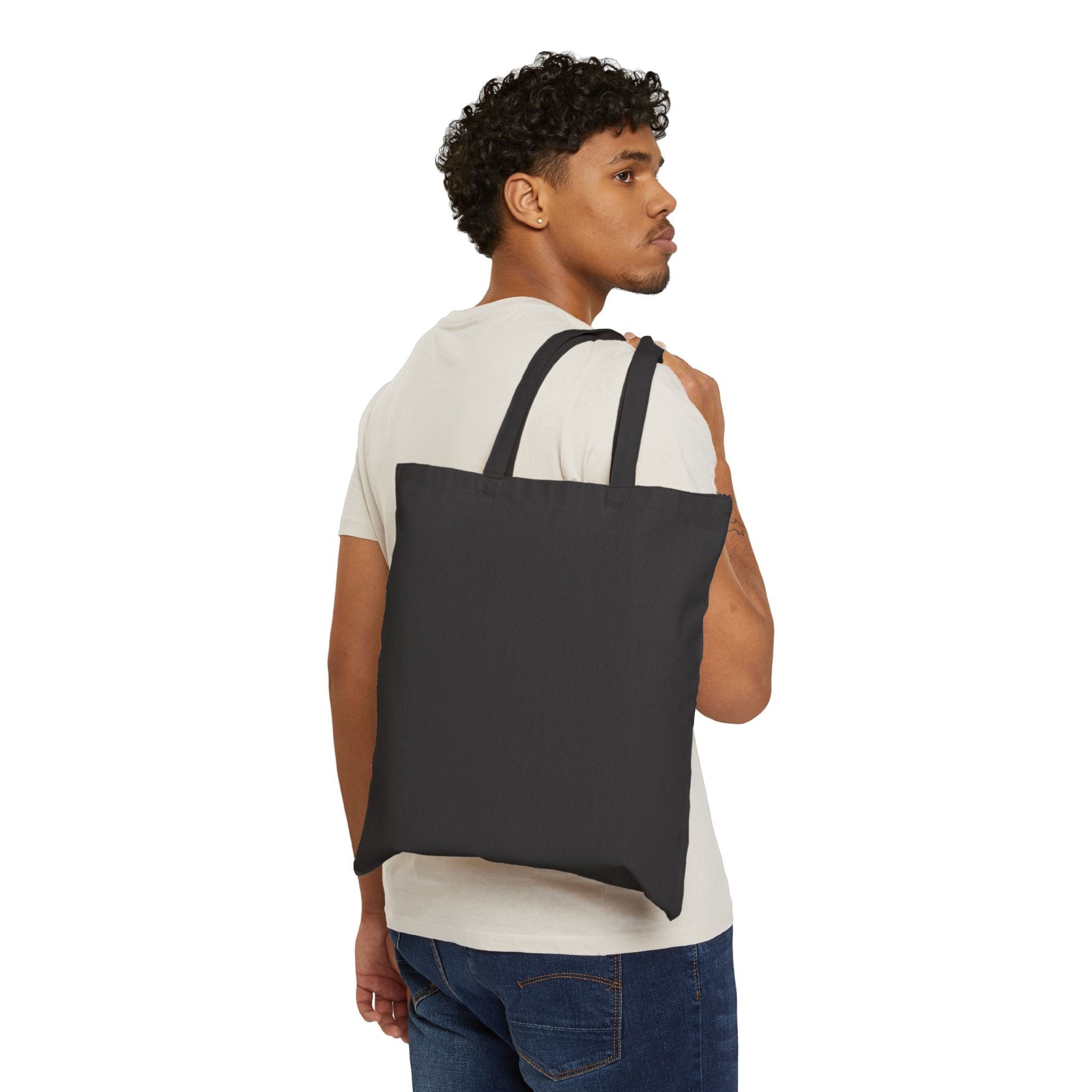 Drive the Legend Canvas Tote Bag – Vintage Car Graphic Eco Grocery Bag