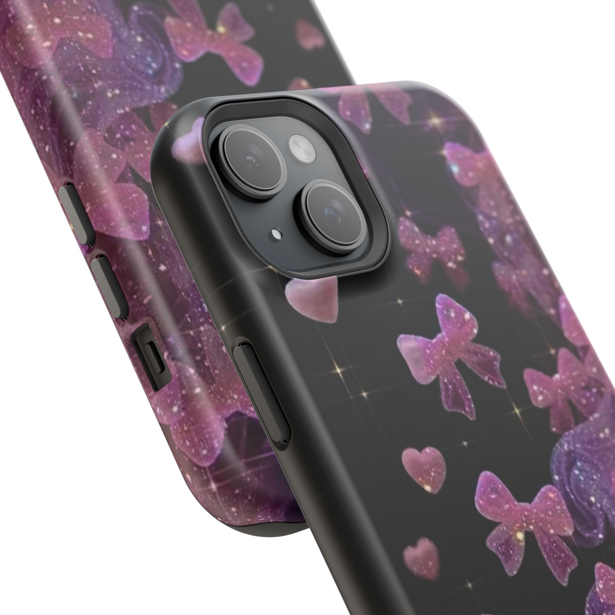 Galaxy Pink Butterflies Phone Case — Magnetic Impact-Resistant