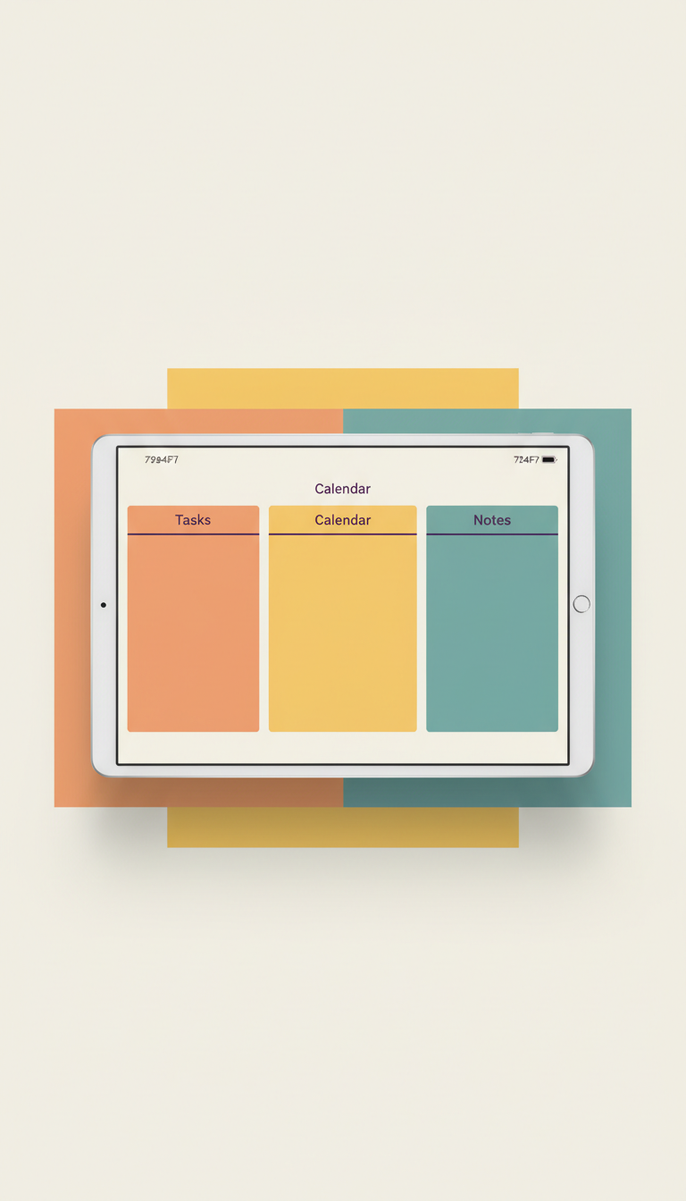 Digital Productivity Planner with Artistic Layouts