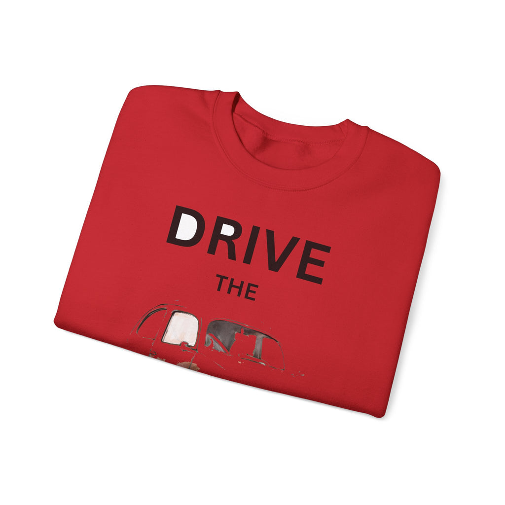 Drive the Legend Vintage Car Crewneck Sweatshirt