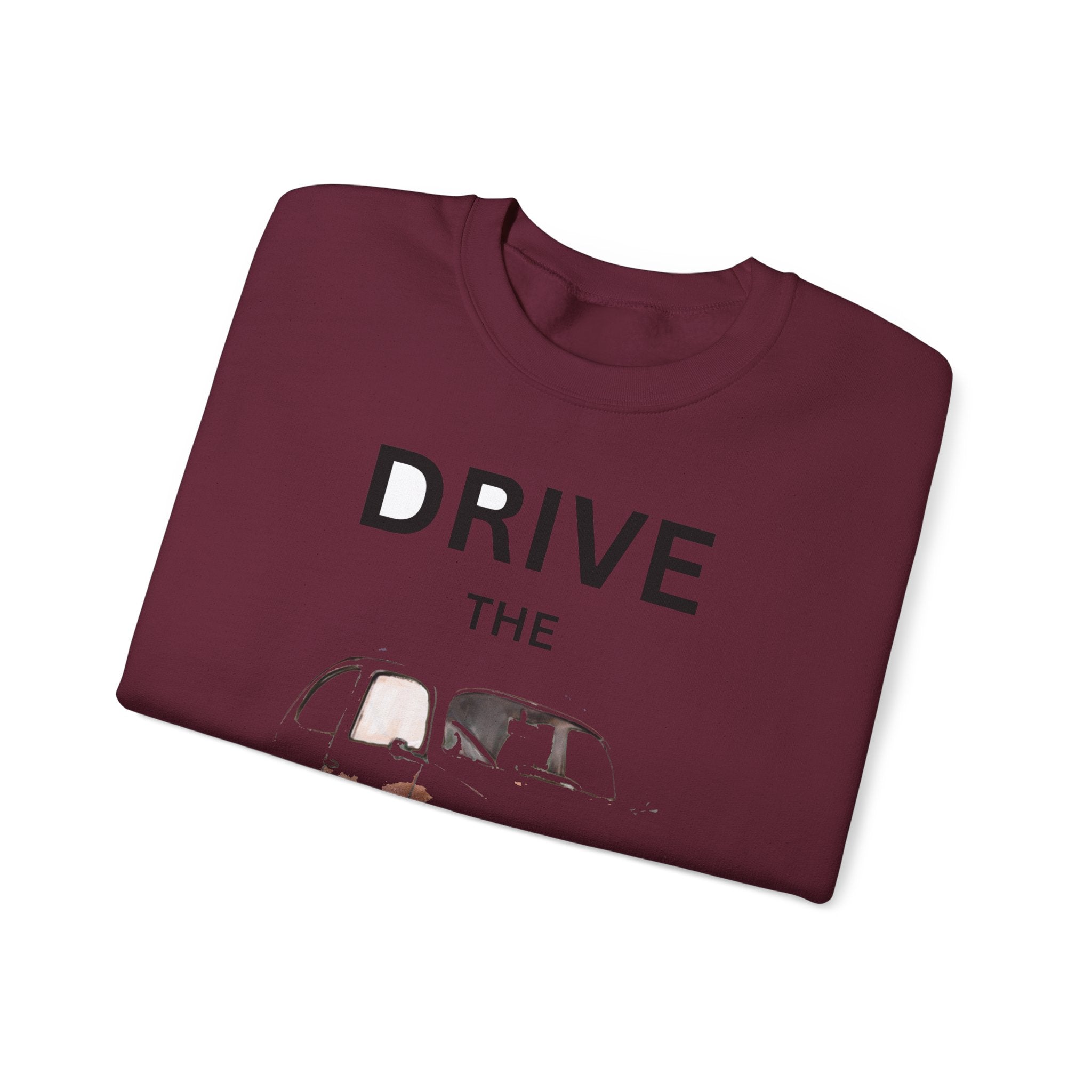 Drive the Legend Vintage Car Crewneck Sweatshirt