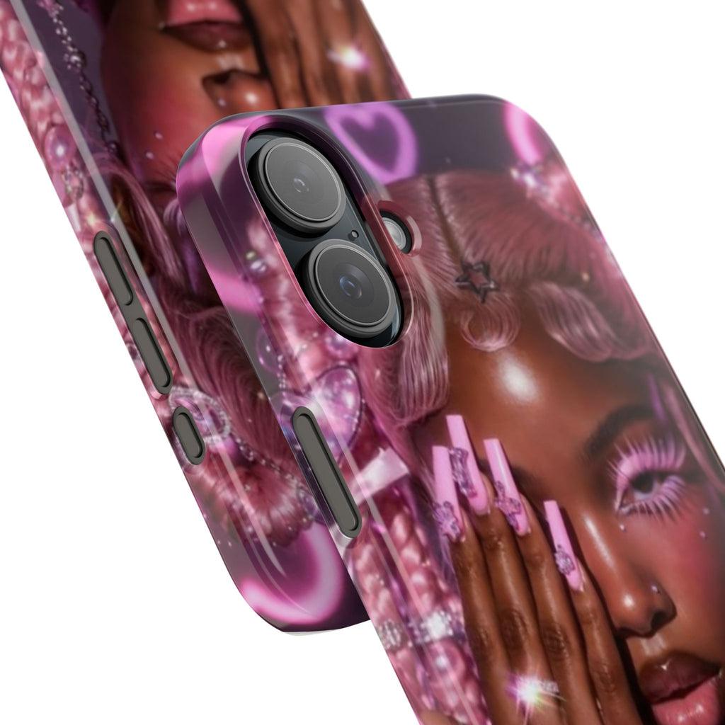 Pink Glam Slim Phone Case — Butterfly Jewels Fashion iPhone Cover