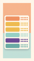 Habit Tracker Template with Modern Graphics